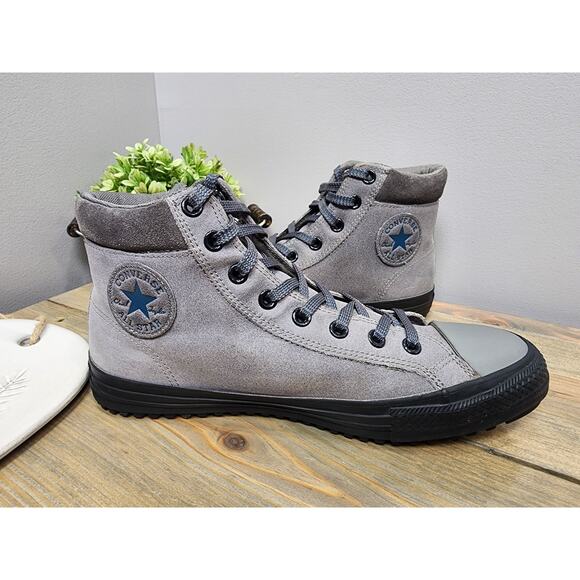 Converse Chuck Taylor All Star PC Hi Top Mens Boots Grey-Blue Lagoon Size 10 - Picture 1 of 10